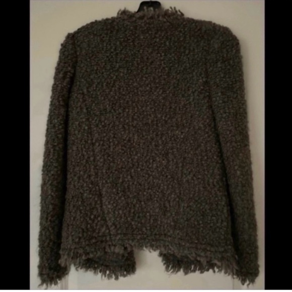 IRO Coffey Dusty Brown Boucle Jacket - Picture 2 of 9